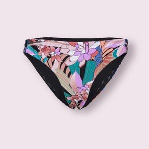 HURLEY - Women's Max Palm Paradise Mod Bottom Reversable Bikini bottom Size S